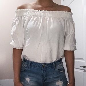 off the shoulder blouse